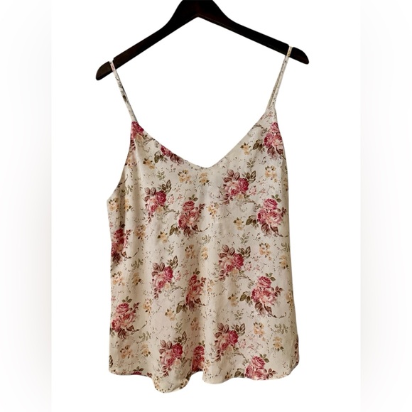 Reformation | Coco Viscose Tank | Pink/White Floral | M - Picture 2 of 6
